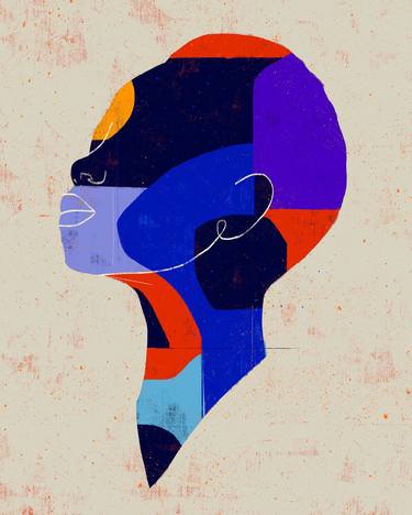 Original Abstract Women Digital by Luciano Cian