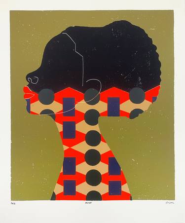 Original Figurative Women Printmaking by Luciano Cian