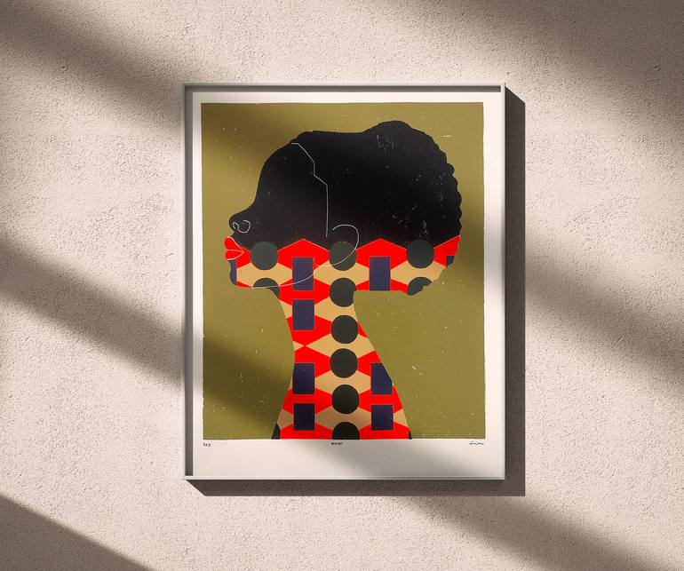 Original Figurative Women Printmaking by Luciano Cian