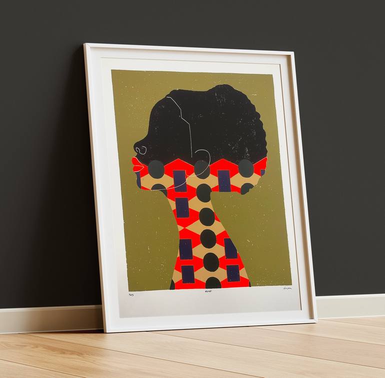 Original Figurative Women Printmaking by Luciano Cian