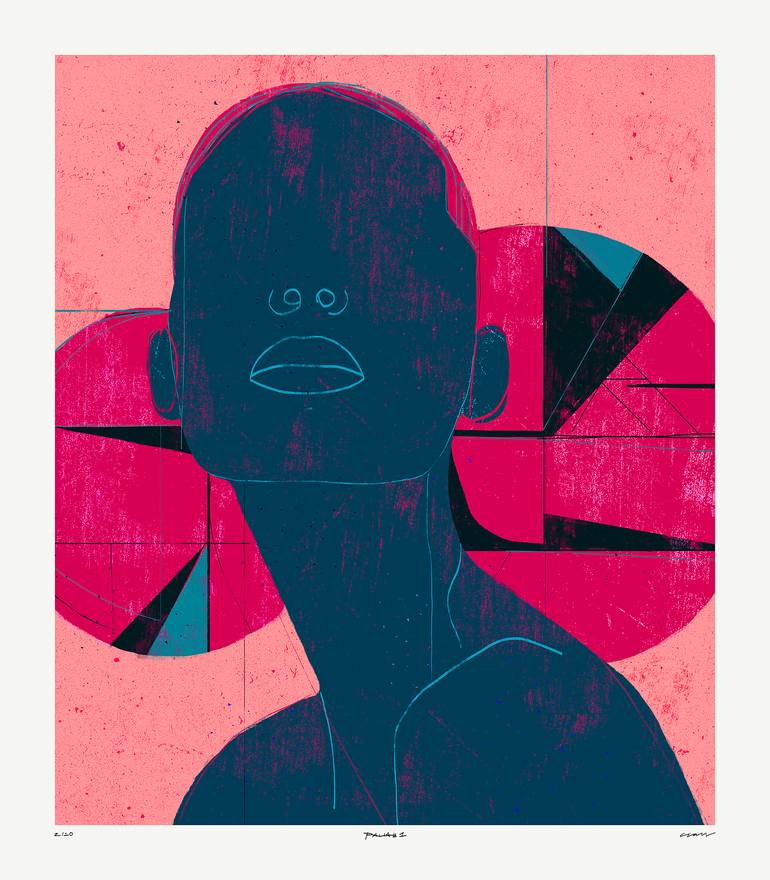 Original Digital Art Women Digital by Luciano Cian