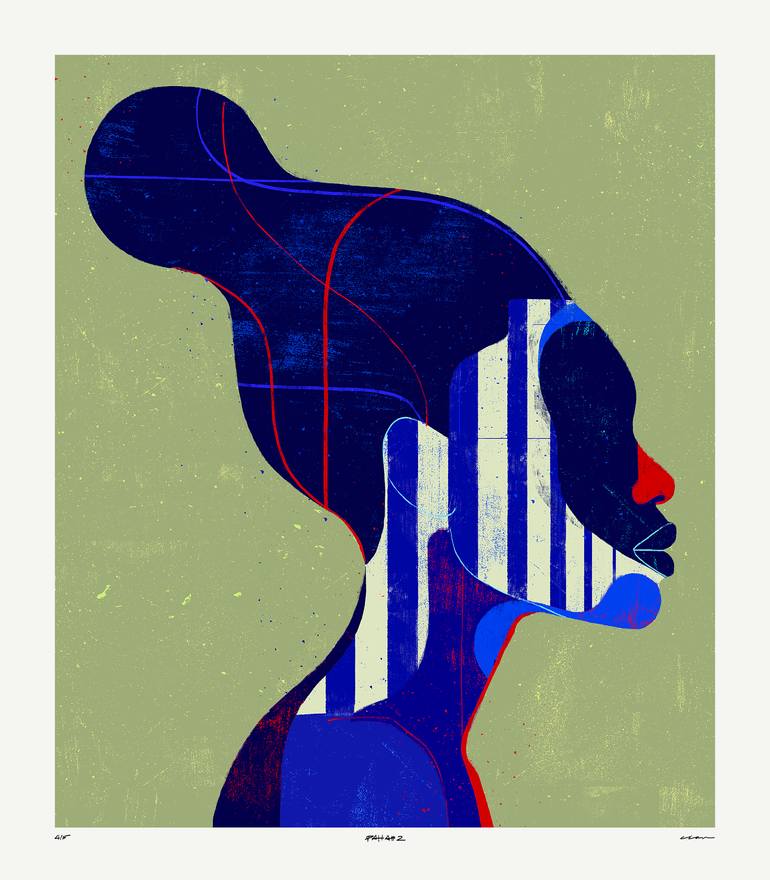Original Digital Art Women Digital by Luciano Cian
