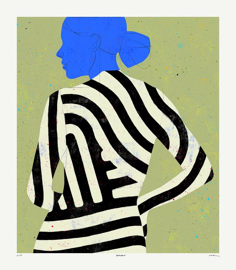 Original Digital Art Women Digital by Luciano Cian