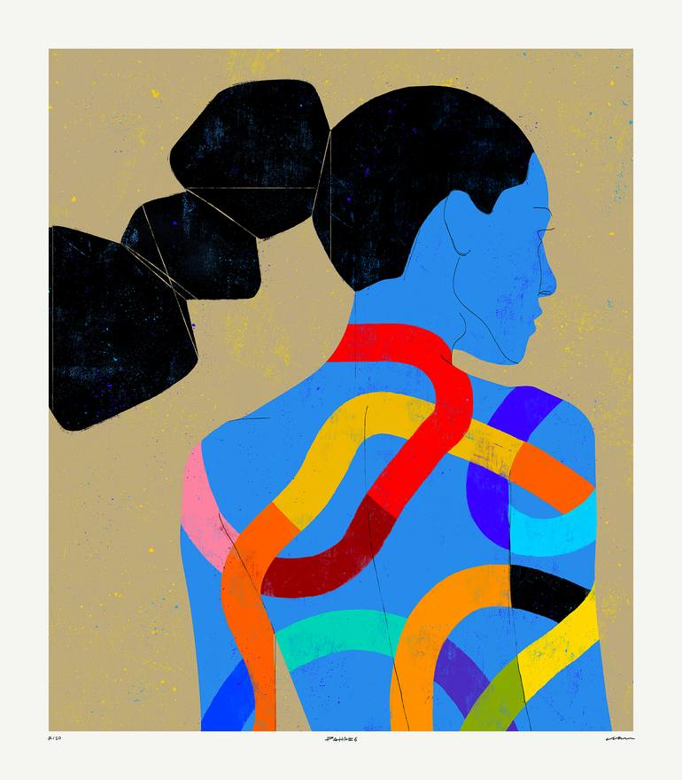 Original Contemporary Women Digital by Luciano Cian