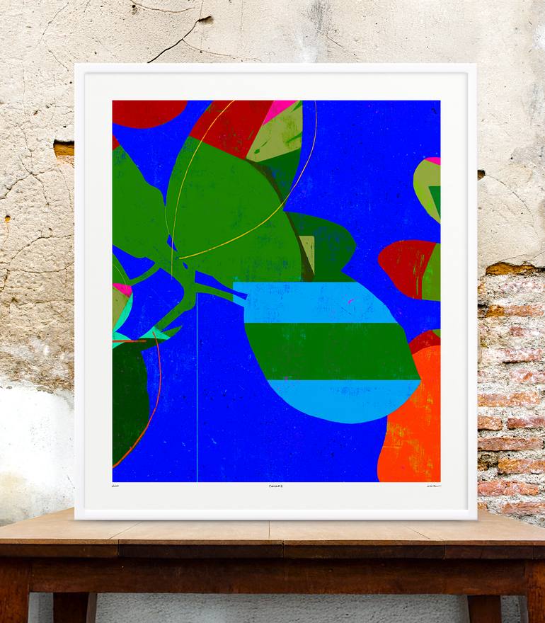 Original Abstract Botanic Digital by Luciano Cian