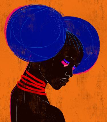 Saatchi Art Artist Luciano Cian; Printmaking, “Ethnic #16 - Limited Edition of 20” #art