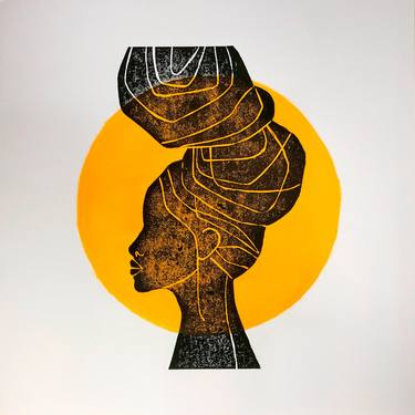 Original Figurative Women Printmaking by Luciano Cian