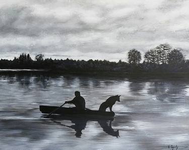 Print of Documentary Boat Paintings by Valentina Topchy