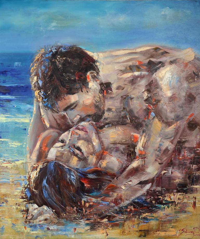 Sex on the beach Painting by Olga Solovey Saatchi Art 