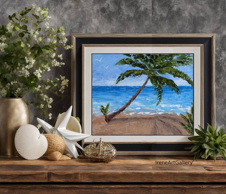 Original Contemporary Seascape Painting by Irene Art Gallery
