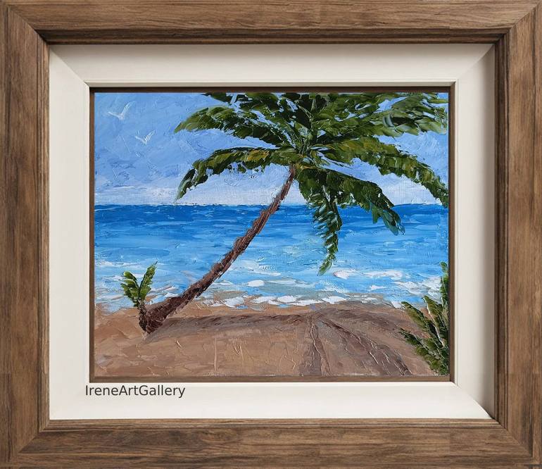 Original Contemporary Seascape Painting by Irene Art Gallery