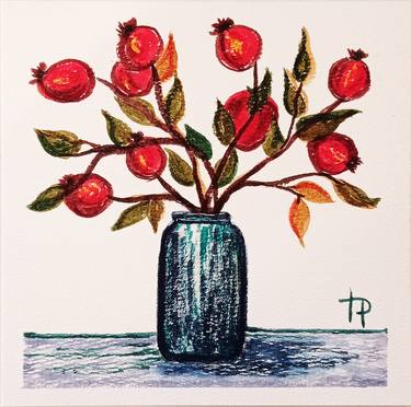 Print of Expressionism Botanic Paintings by Irene ArtGallery