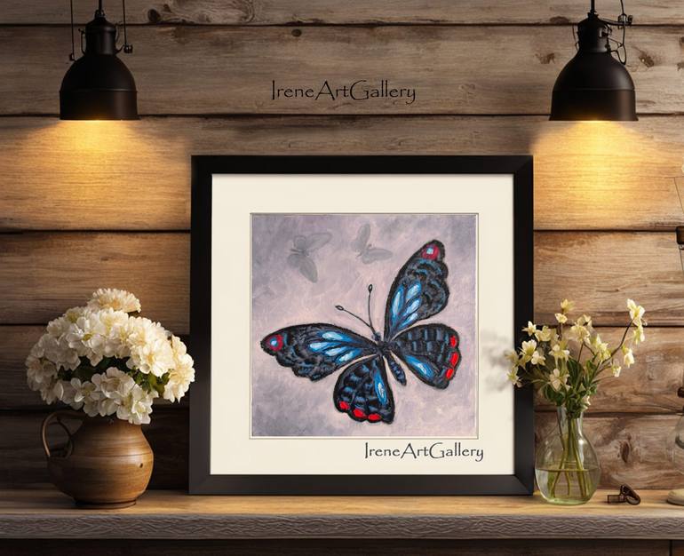 Original Expressionism Animal Painting by Irene Art Gallery