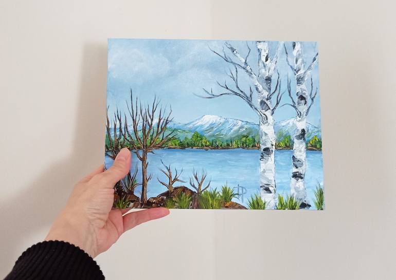 Original Fine Art Landscape Painting by Irene Art Gallery