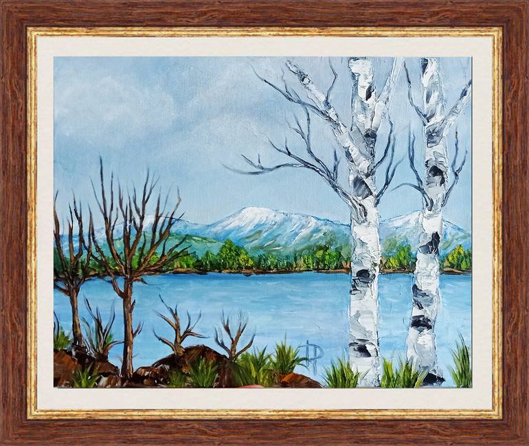 Original Fine Art Landscape Painting by Irene Art Gallery