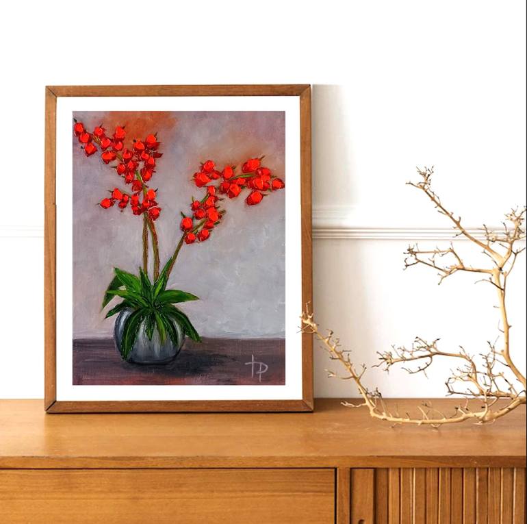 Original Fine Art Floral Painting by Irene ArtGallery