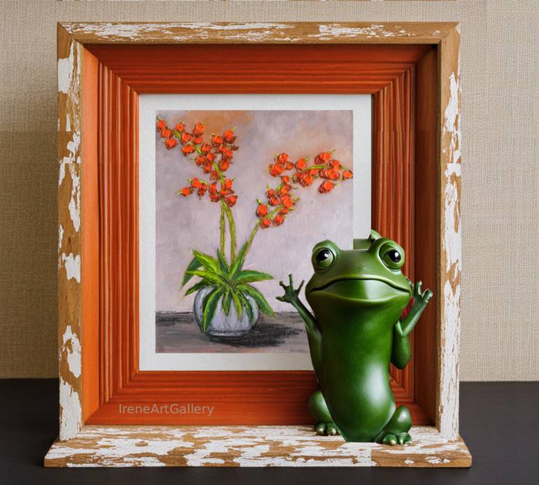 Original Other Floral Painting by Irene Art Gallery