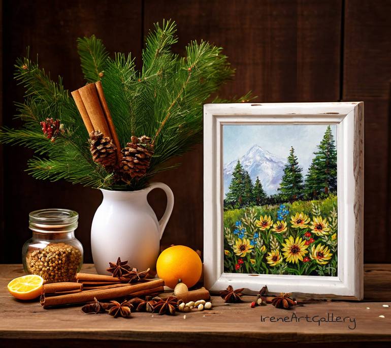 Original Impressionism Landscape Painting by Irene Art Gallery