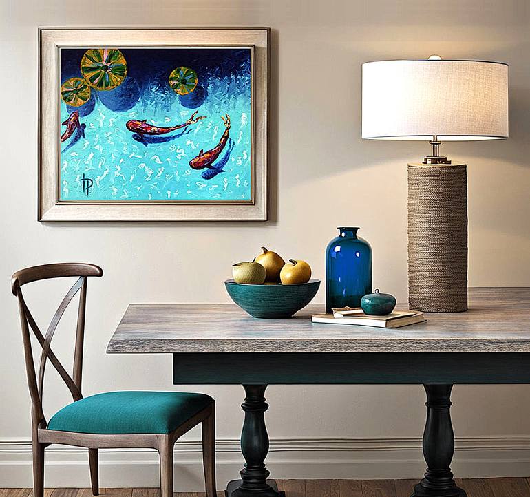 Original Expressionism Animal Painting by Irene Art Gallery