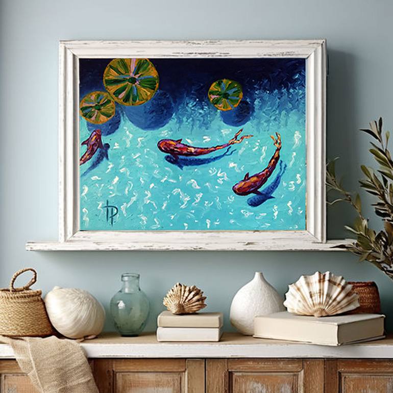 Original Expressionism Animal Painting by Irene Art Gallery