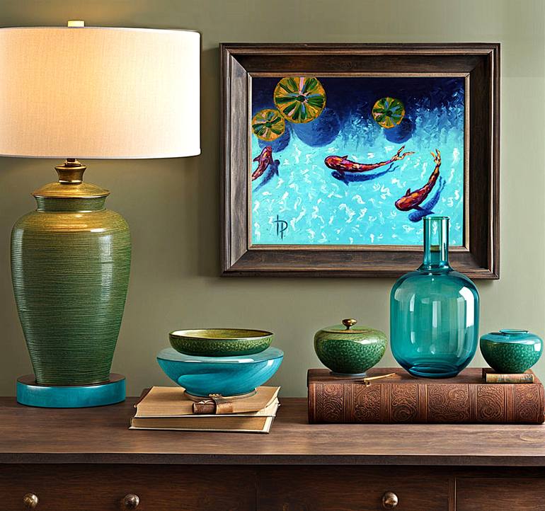 Original Expressionism Animal Painting by Irene Art Gallery