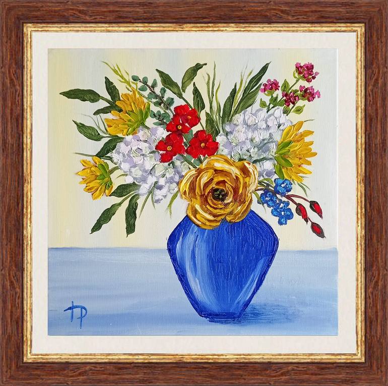 Original Floral Painting by Irene ArtGallery