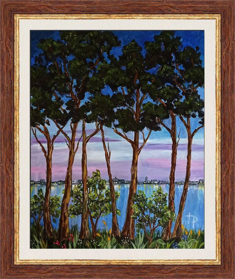 Original Impressionism Landscape Painting by Irene ArtGallery