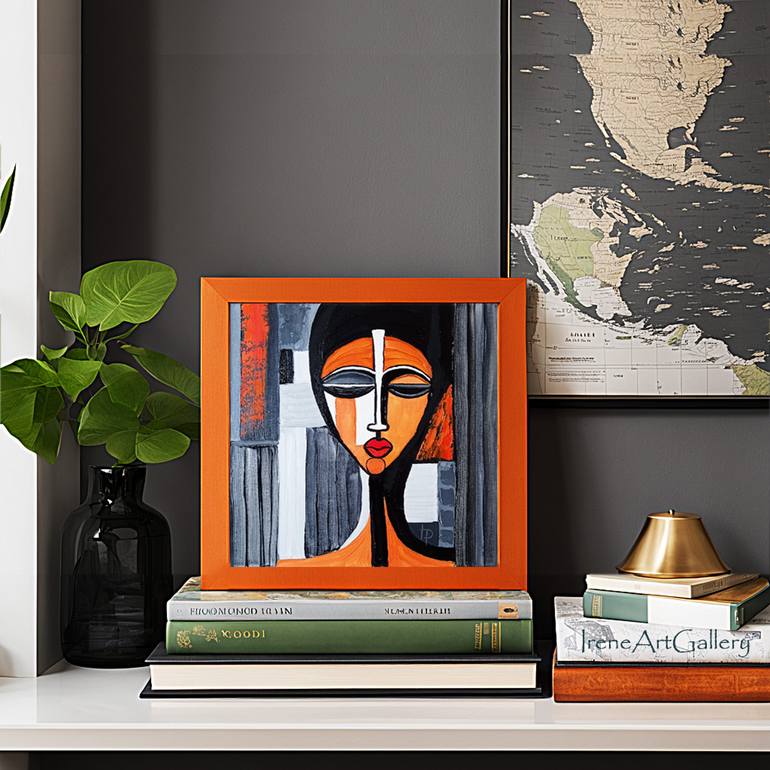 Original Figurative People Painting by Irene Art Gallery