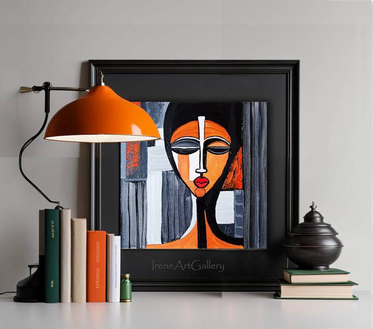 Original Figurative People Painting by Irene Art Gallery