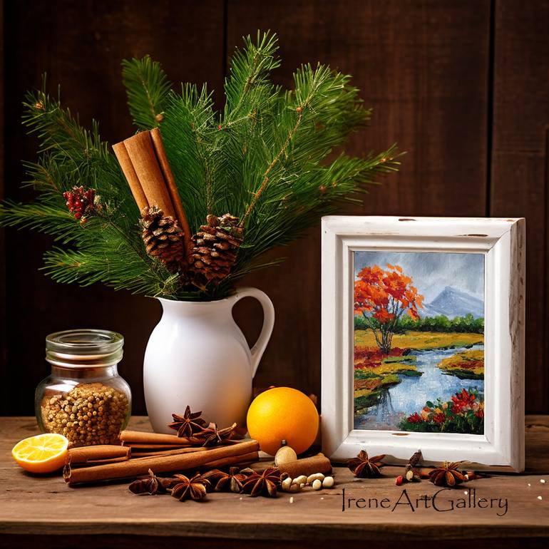 Original Impressionism Landscape Painting by Irene Art Gallery