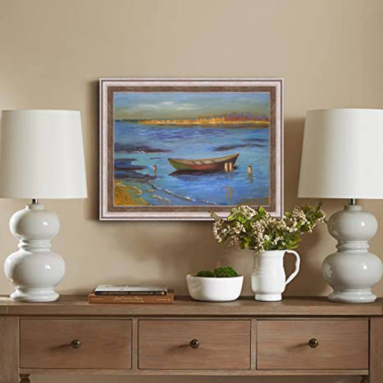 Original Impressionism Seascape Painting by Irene Art Gallery