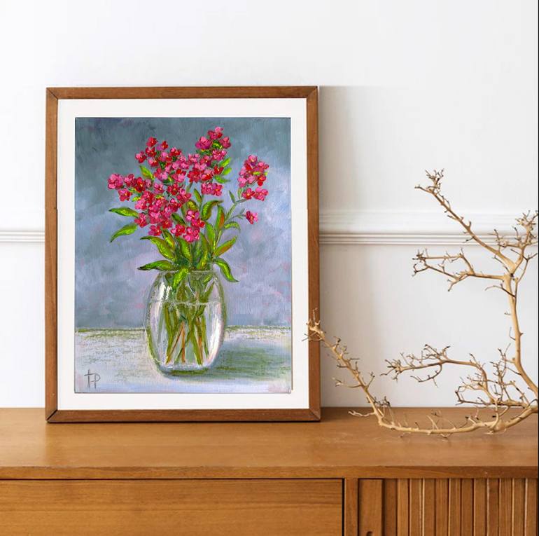 Original Contemporary Floral Painting by Irene Art Gallery