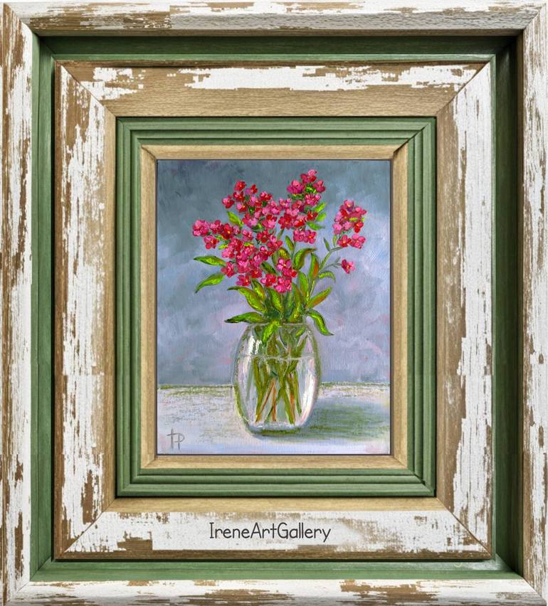 Original Contemporary Floral Painting by Irene Art Gallery