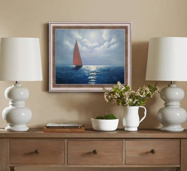 Original Seascape Painting by Irene ArtGallery