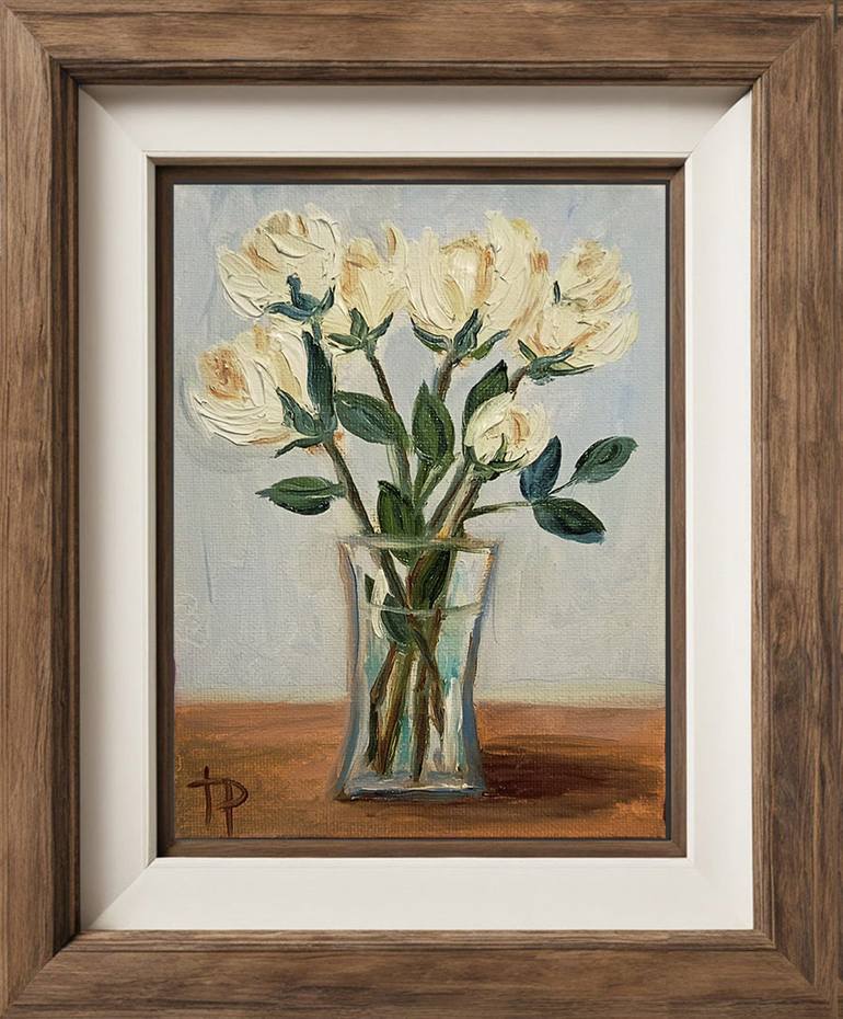 Original Expressionism Floral Painting by Irene Art Gallery