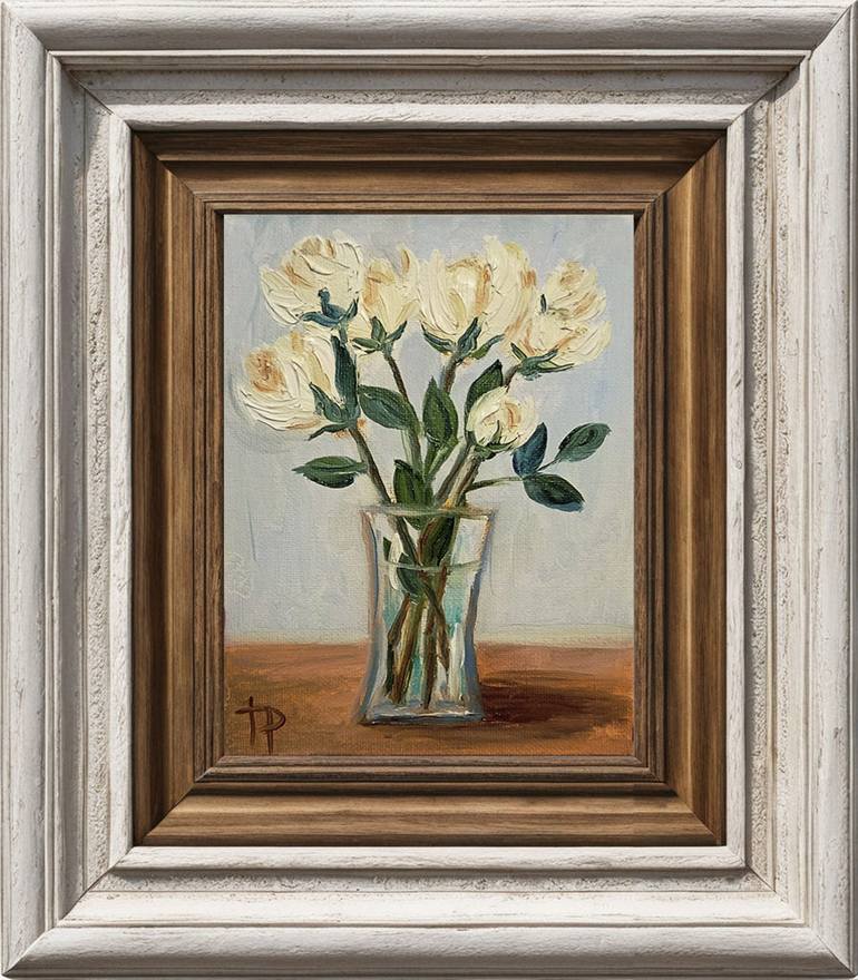 Original Expressionism Floral Painting by Irene Art Gallery
