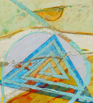 Original Abstract Expressionism Geometric Paintings by Asfer - Abel Santos Fernandez