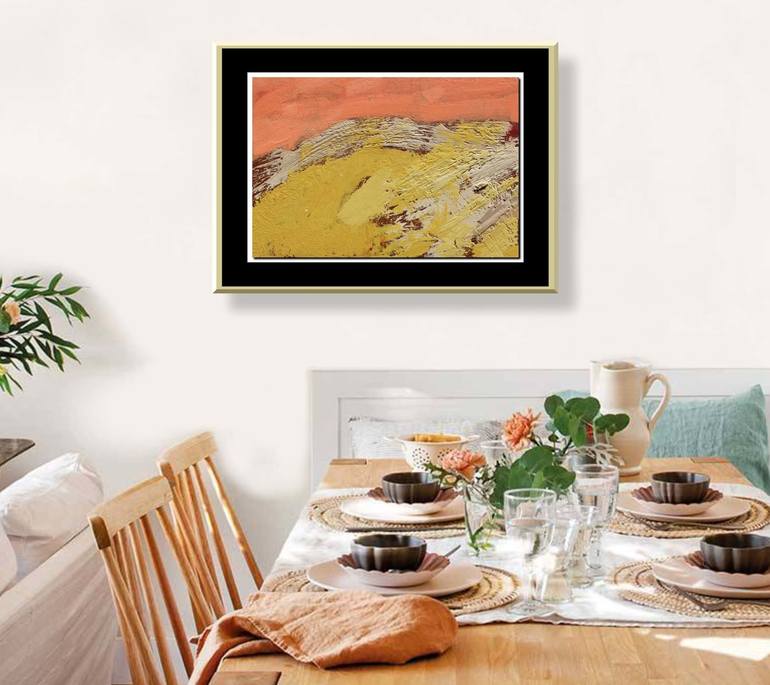 Original Abstract Expressionism Landscape Painting by Asfer - Abel Santos Fernandez