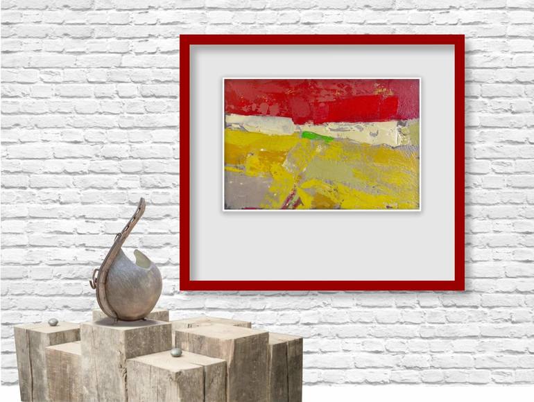 Original Abstract Expressionism Landscape Painting by Asfer - Abel Santos Fernandez