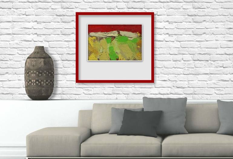 Original Abstract Expressionism Landscape Painting by Asfer - Abel Santos Fernandez