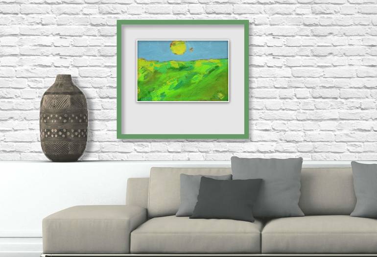 Original Landscape Painting by Asfer - Abel Santos Fernandez