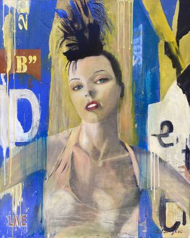 Original Expressionism Pop Culture/Celebrity Paintings by Sid Borghei