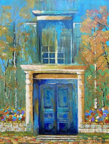 Original Impressionism Architecture Painting by Sid Borghei