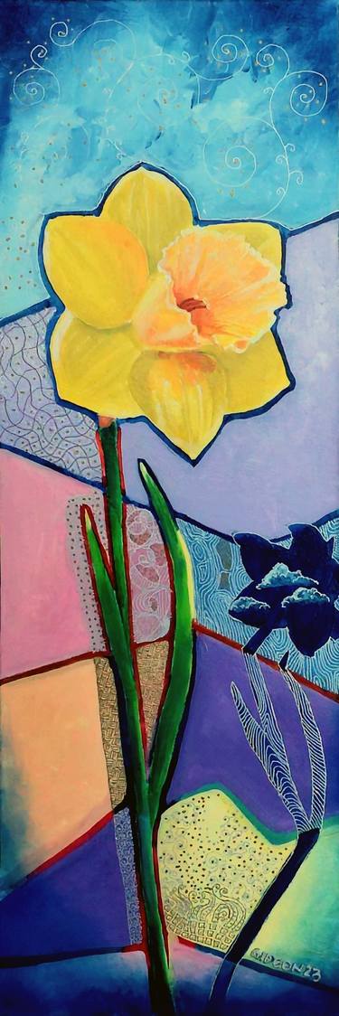 Original Floral Paintings by Gideon Cohn