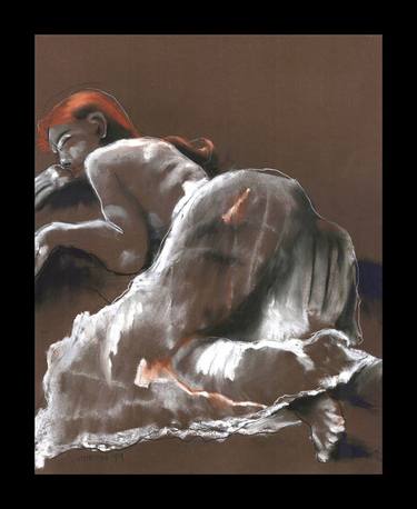 Print of Nude Drawings by Gideon Cohn