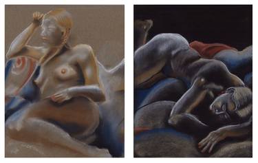 Two Figures - Diptych thumb