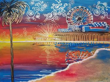 Original Beach Paintings by Gideon Cohn