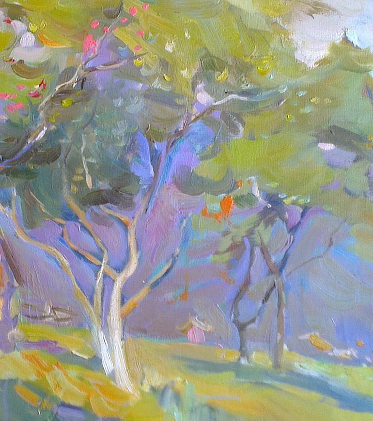 Original Contemporary Garden Painting by Olena Mishyna