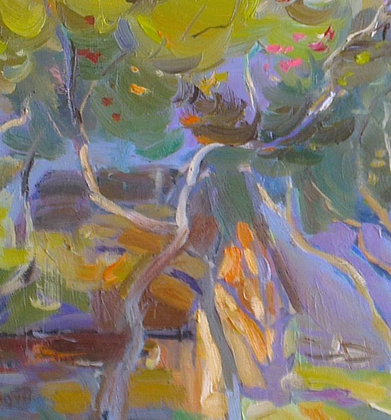 Original Contemporary Garden Painting by Olena Mishyna