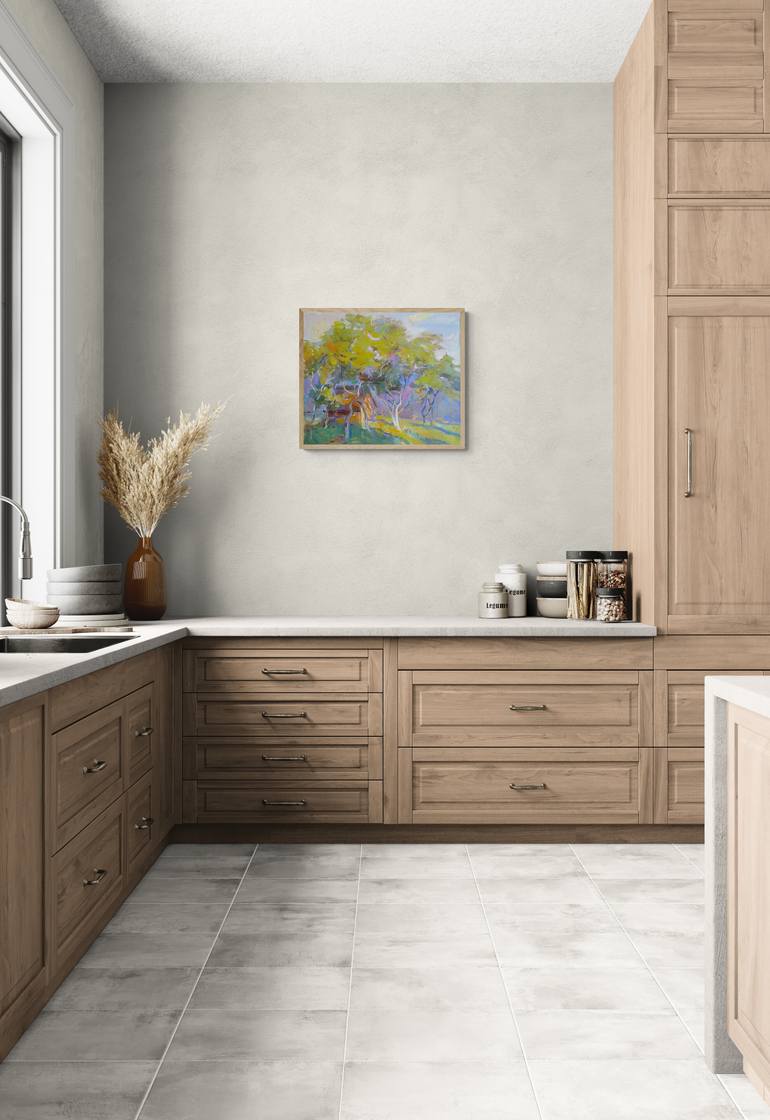 Original Contemporary Garden Painting by Olena Mishyna